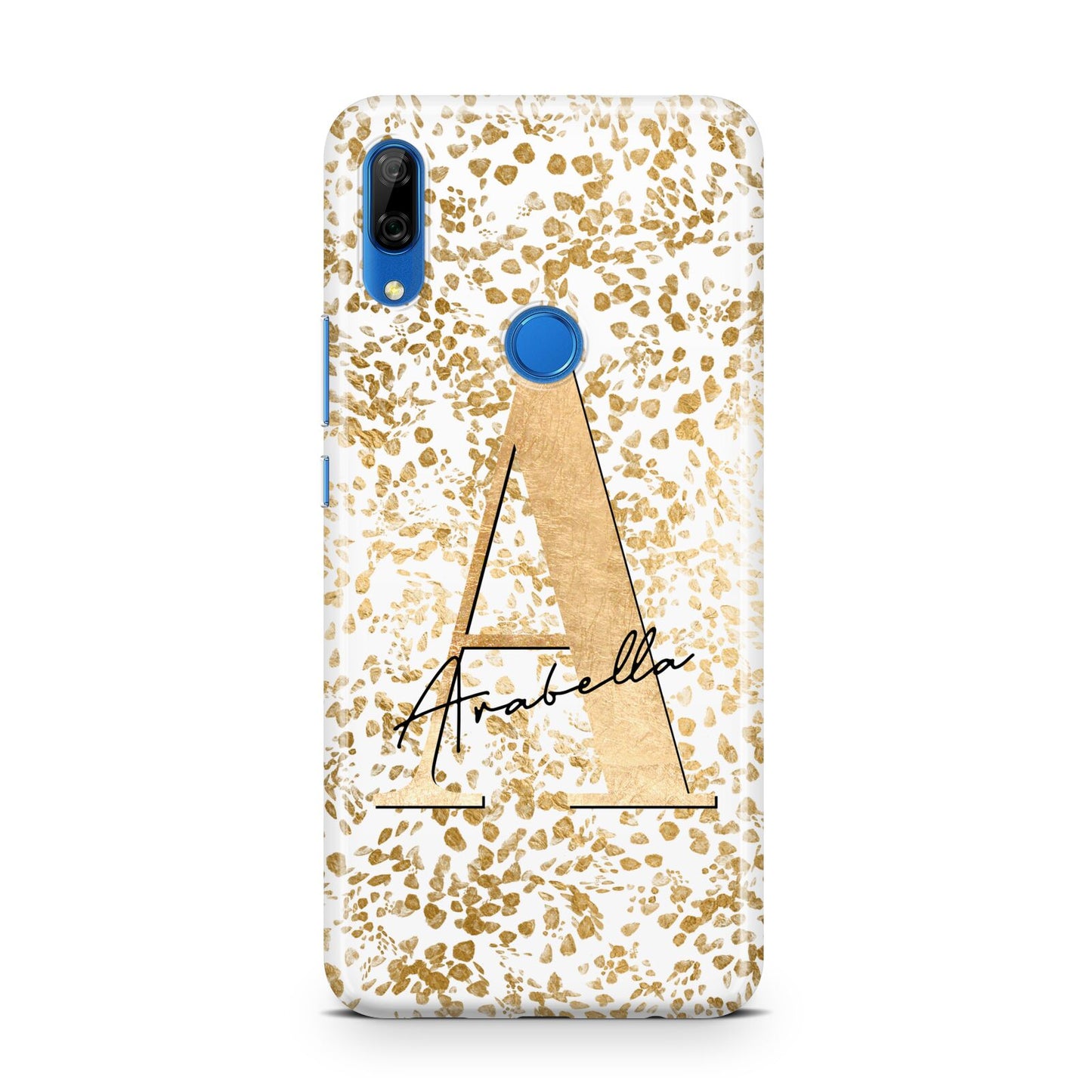 Personalised White Gold Cheetah Huawei P Smart Z