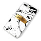 Personalised White Gold Swirl Marble iPhone 8 Plus Bumper Case on Silver iPhone Alternative Image