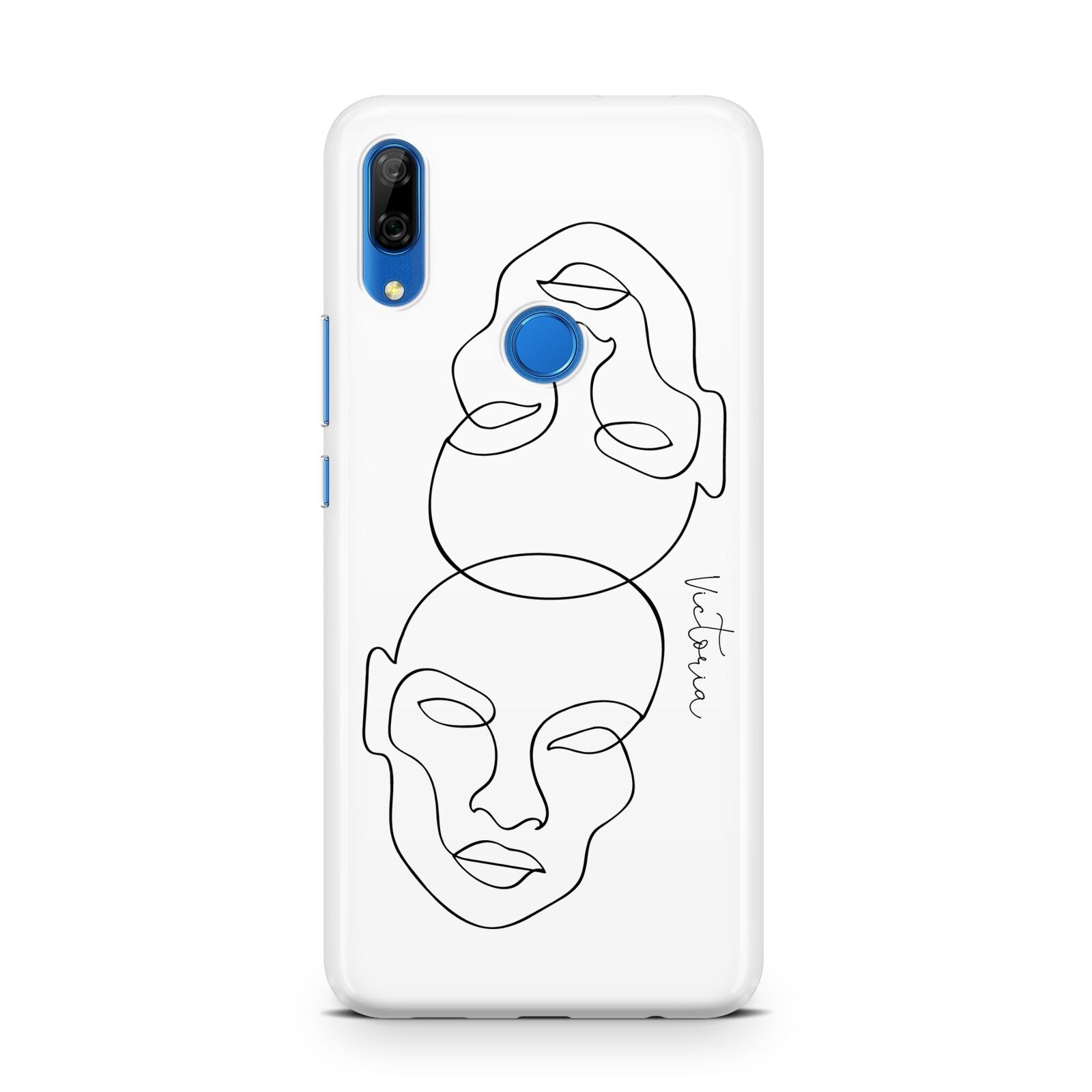 Personalised White Line Art Huawei P Smart Z