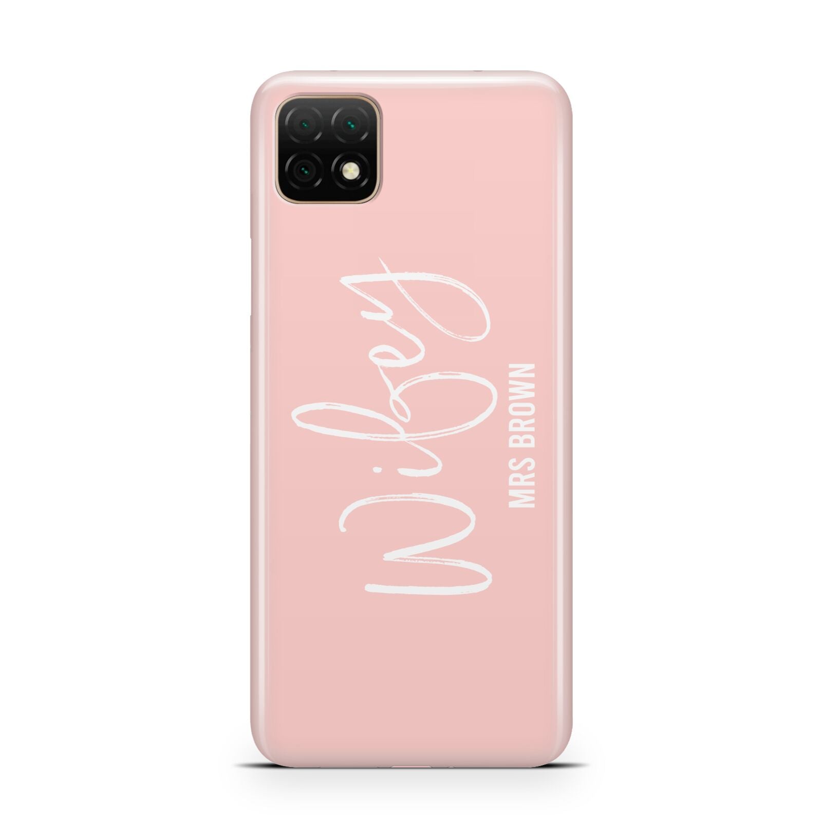 Personalised Wifey Pink Huawei Enjoy 20 Phone Case