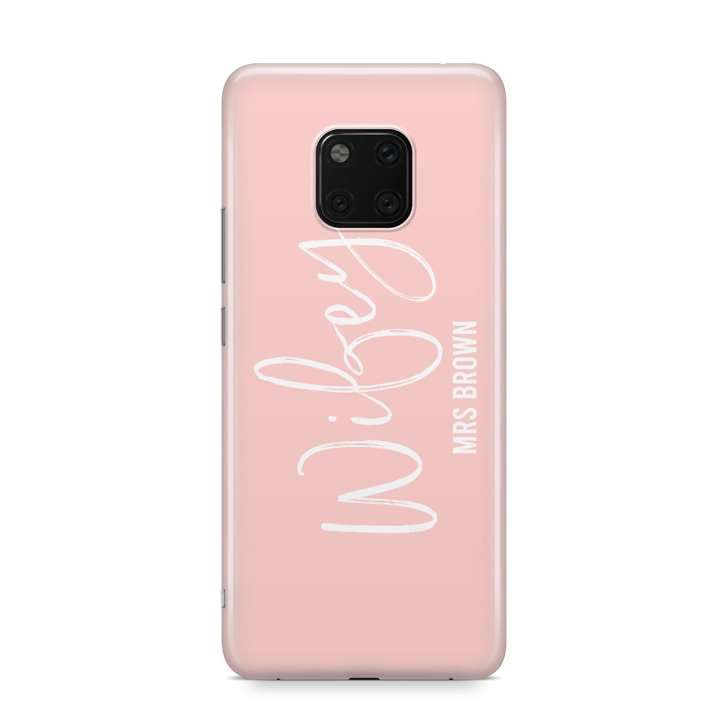 Personalised Wifey Pink Huawei Mate 20 Pro Phone Case