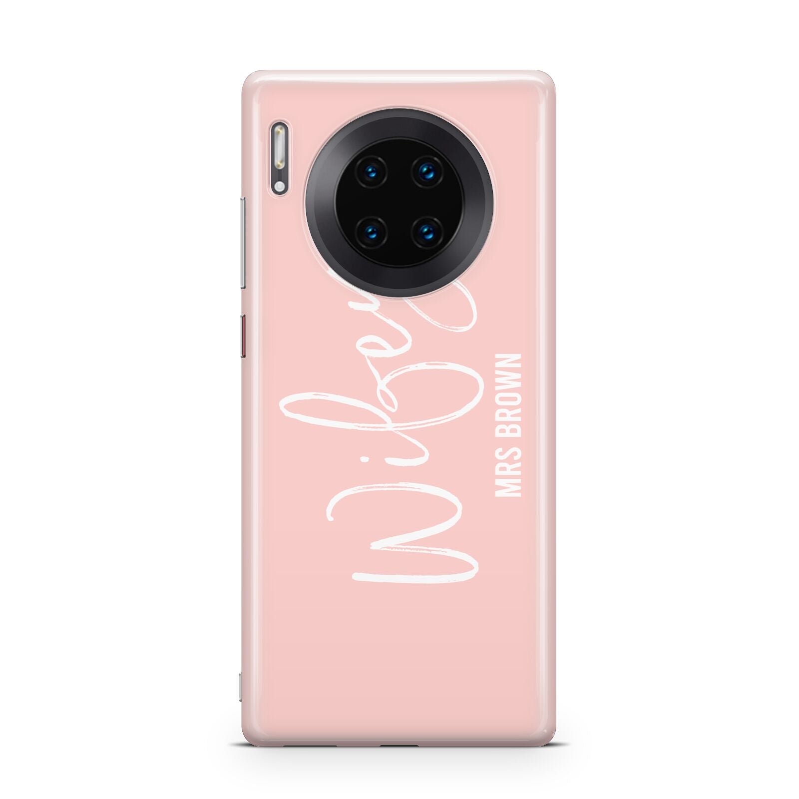 Personalised Wifey Pink Huawei Mate 30 Pro Phone Case