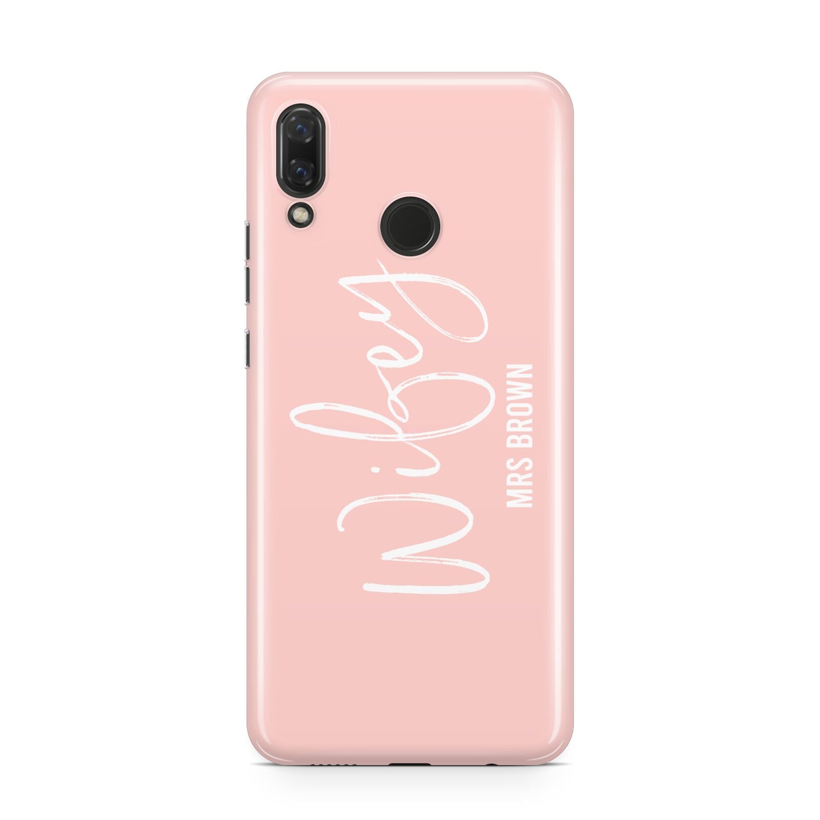 Personalised Wifey Pink Huawei Nova 3 Phone Case