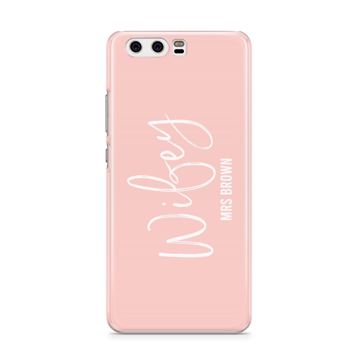 Personalised Wifey Pink Huawei P10 Phone Case