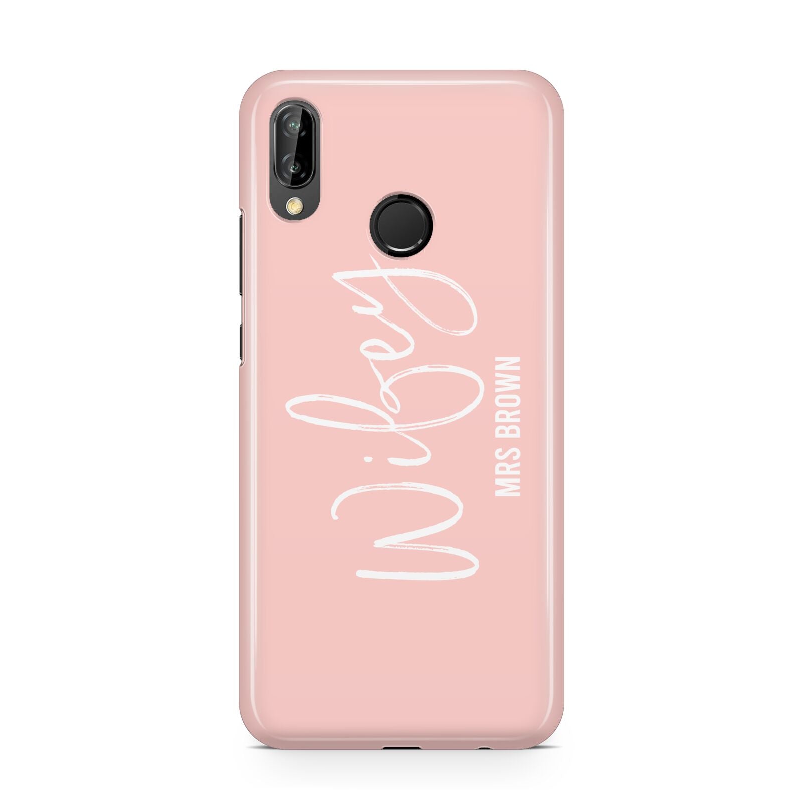 Personalised Wifey Pink Huawei P20 Lite Phone Case