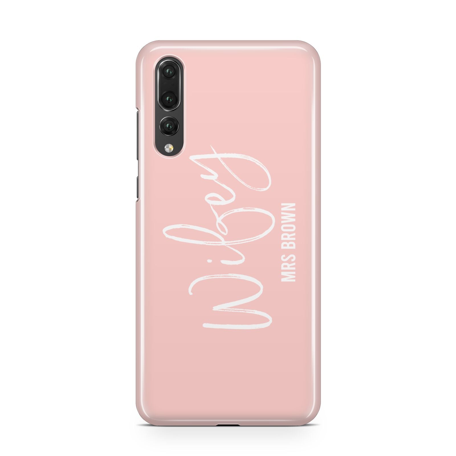 Personalised Wifey Pink Huawei P20 Pro Phone Case