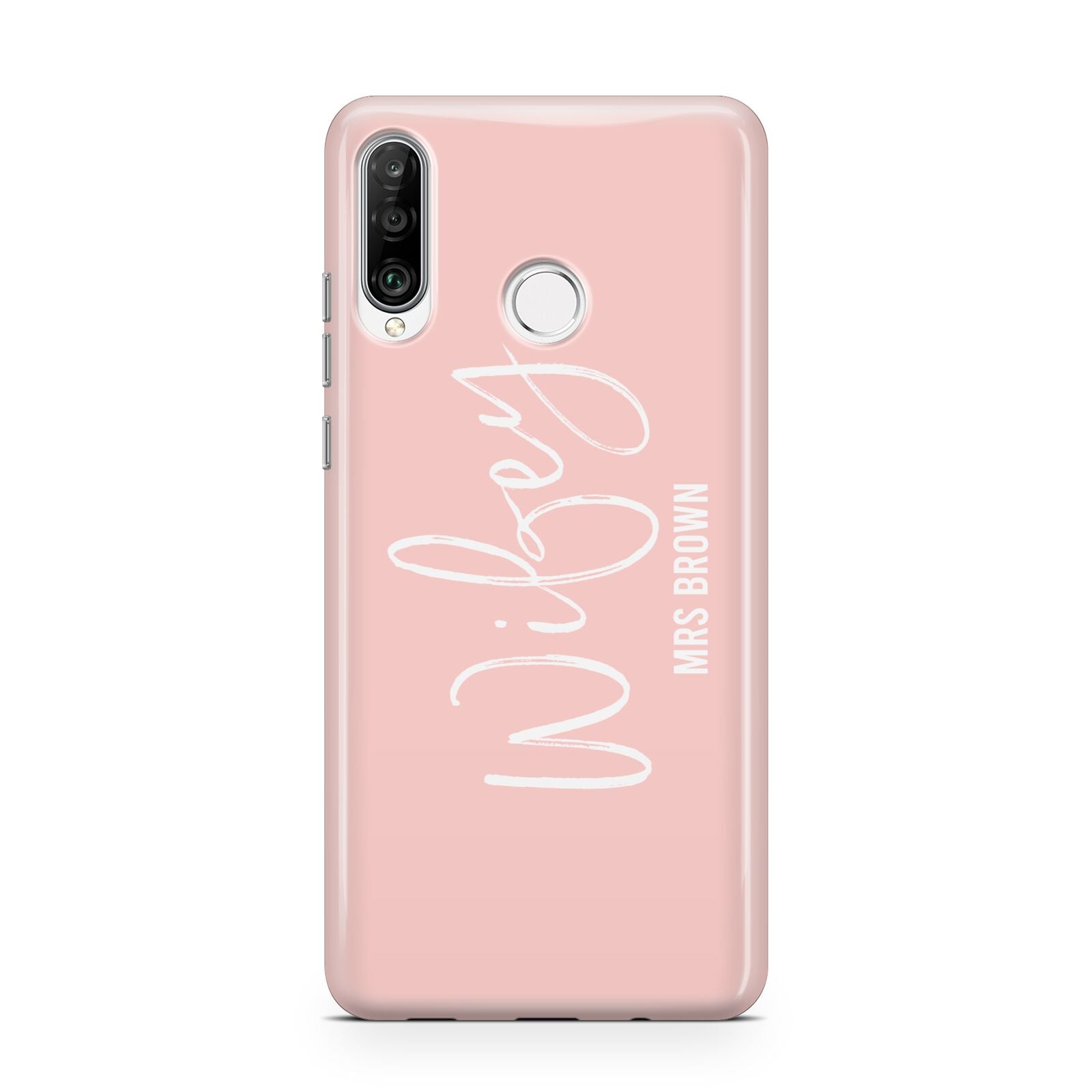 Personalised Wifey Pink Huawei P30 Lite Phone Case