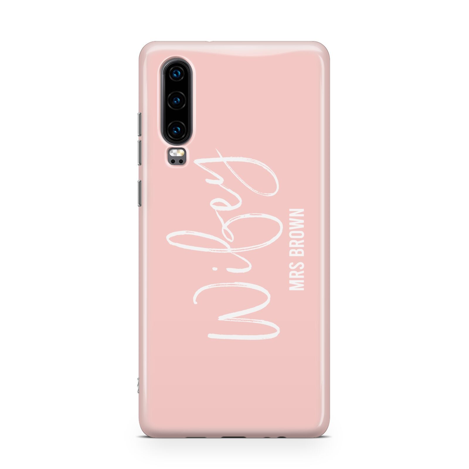 Personalised Wifey Pink Huawei P30 Phone Case