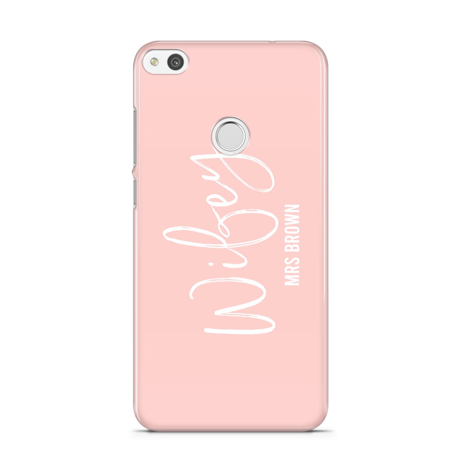 Personalised Wifey Pink Huawei P8 Lite Case