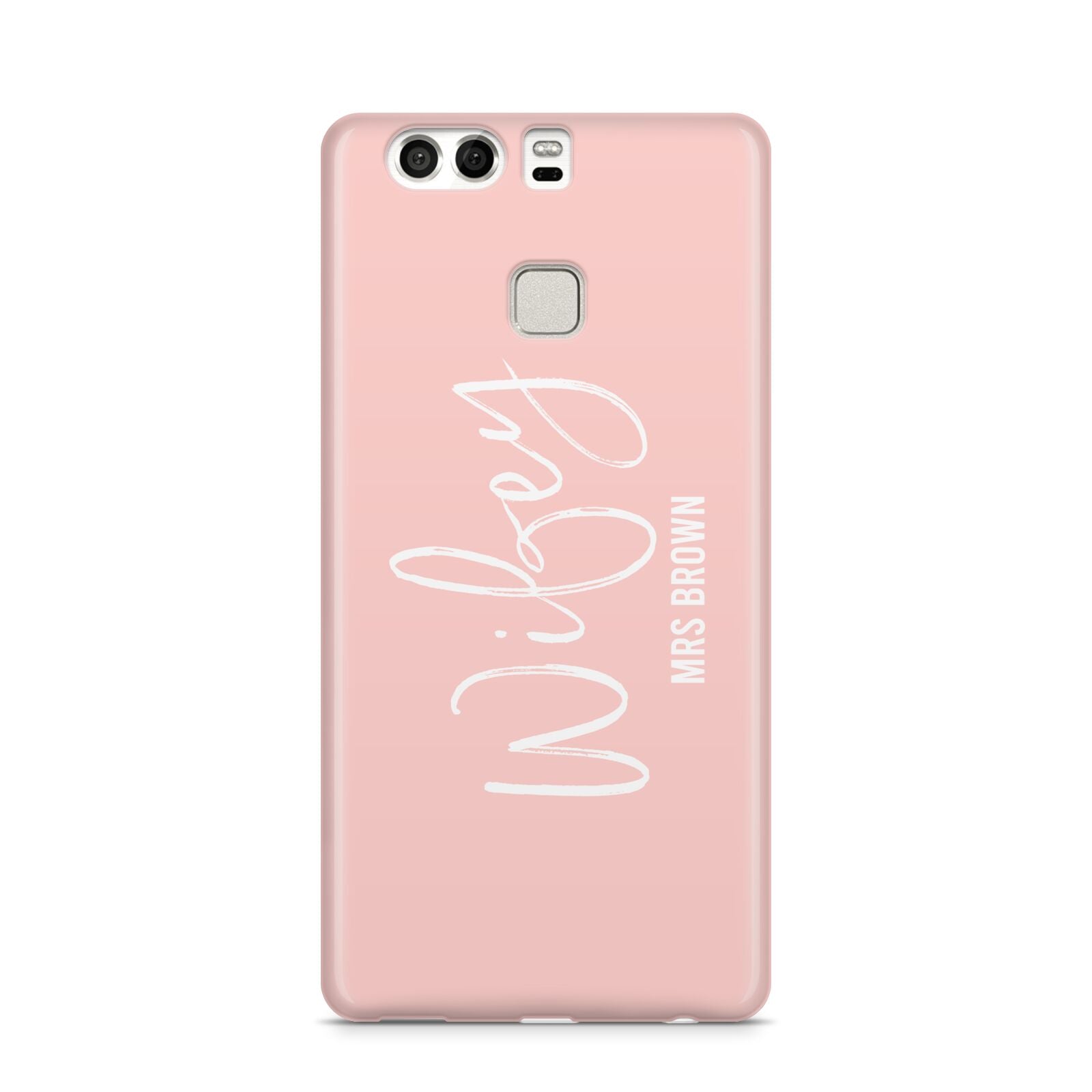 Personalised Wifey Pink Huawei P9 Case