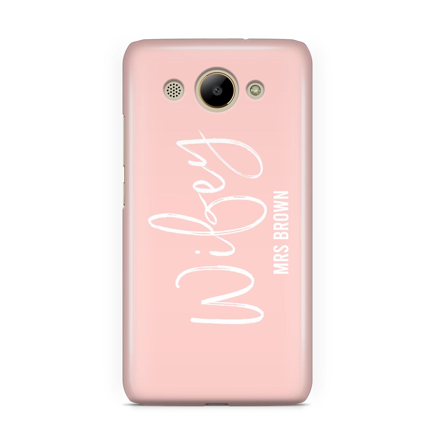 Personalised Wifey Pink Huawei Y3 2017