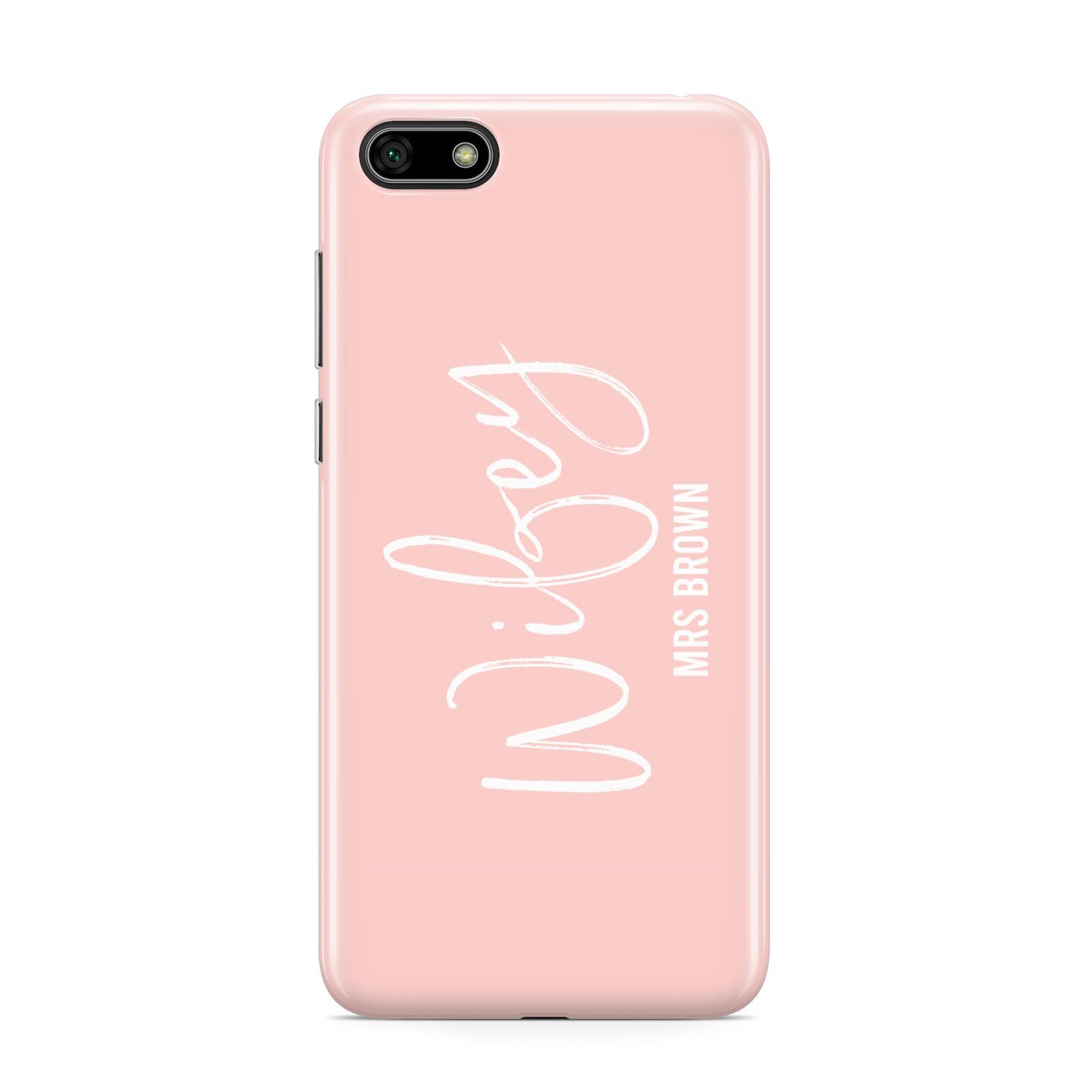 Personalised Wifey Pink Huawei Y5 Prime 2018 Phone Case