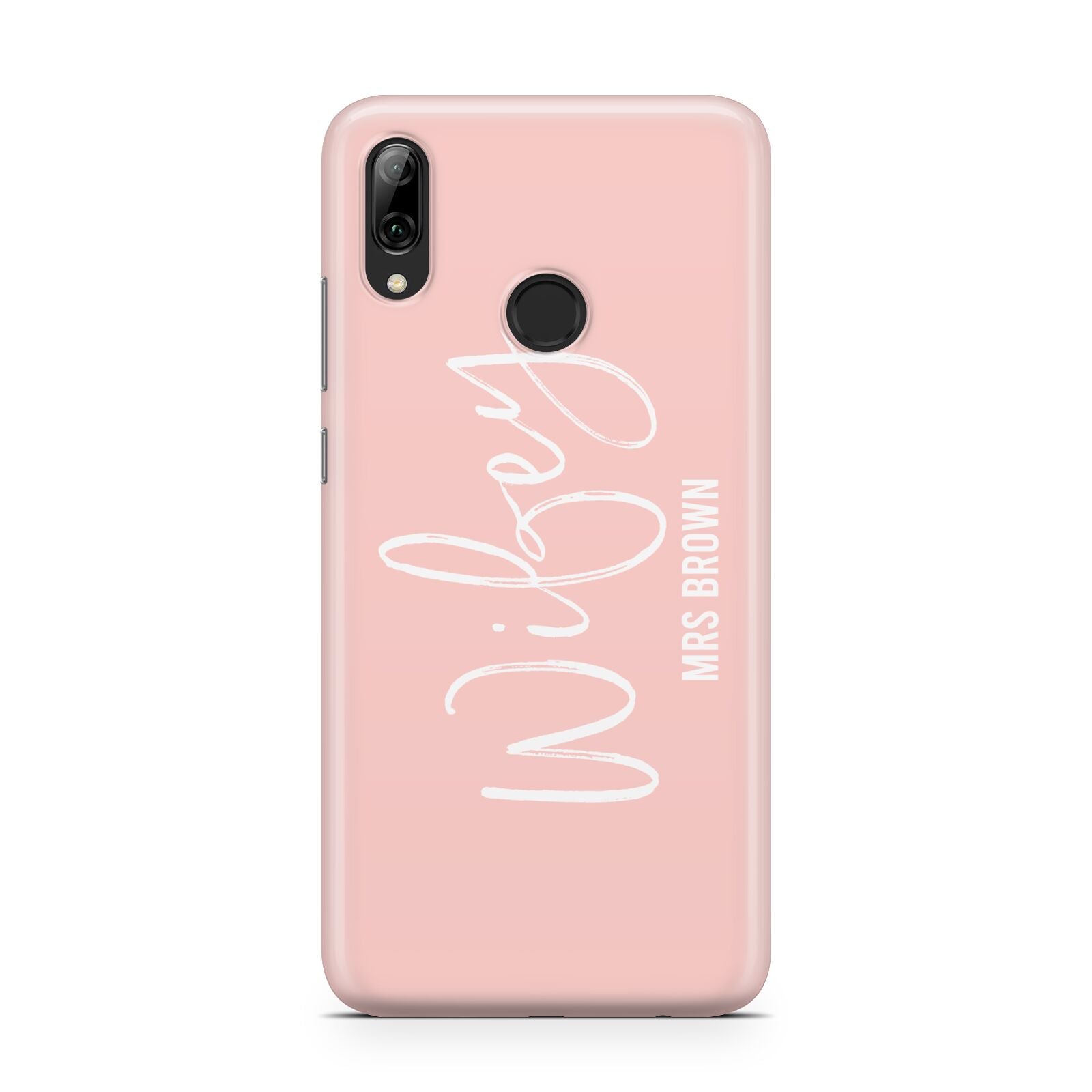 Personalised Wifey Pink Huawei Y7 2019