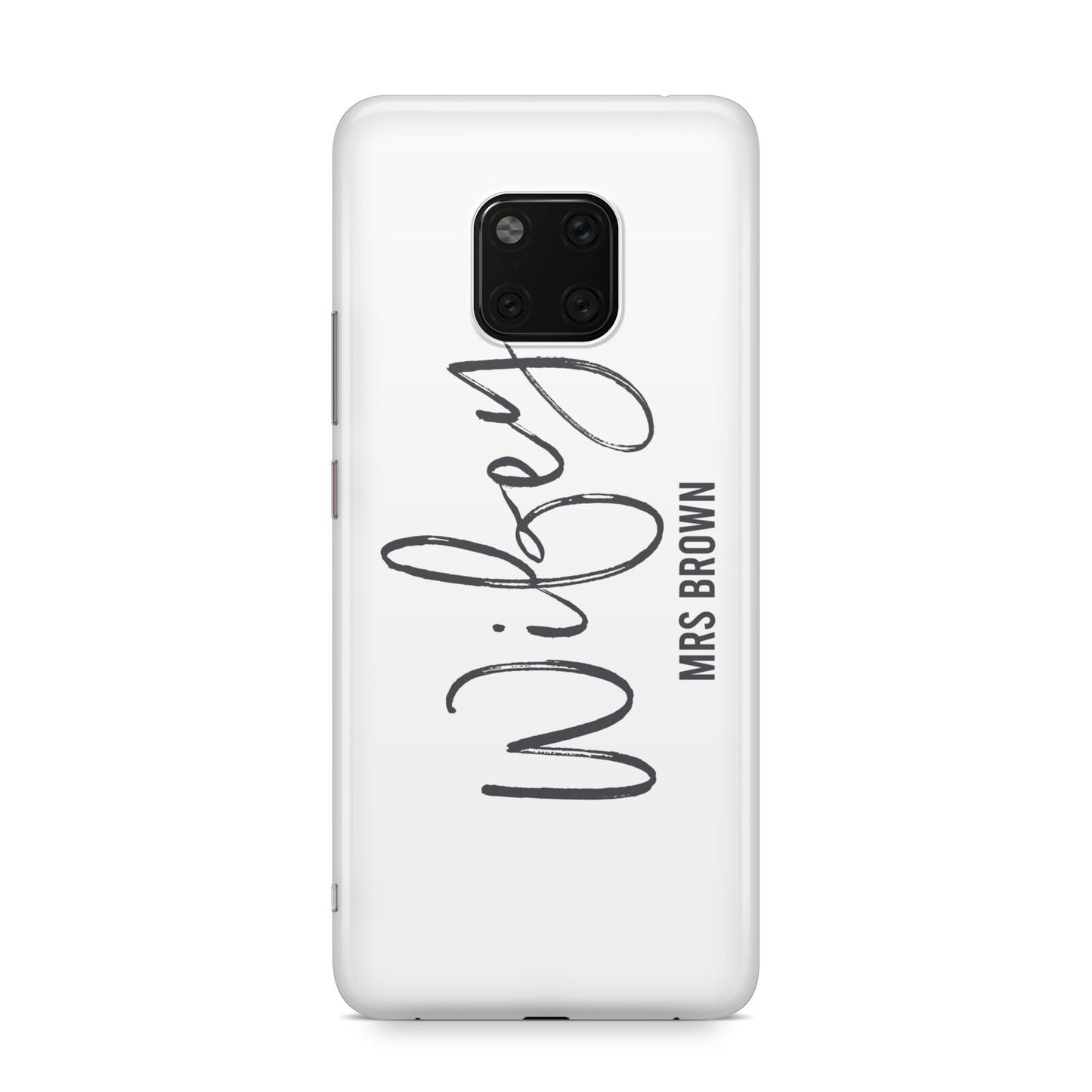 Personalised Wifey White Huawei Mate 20 Pro Phone Case