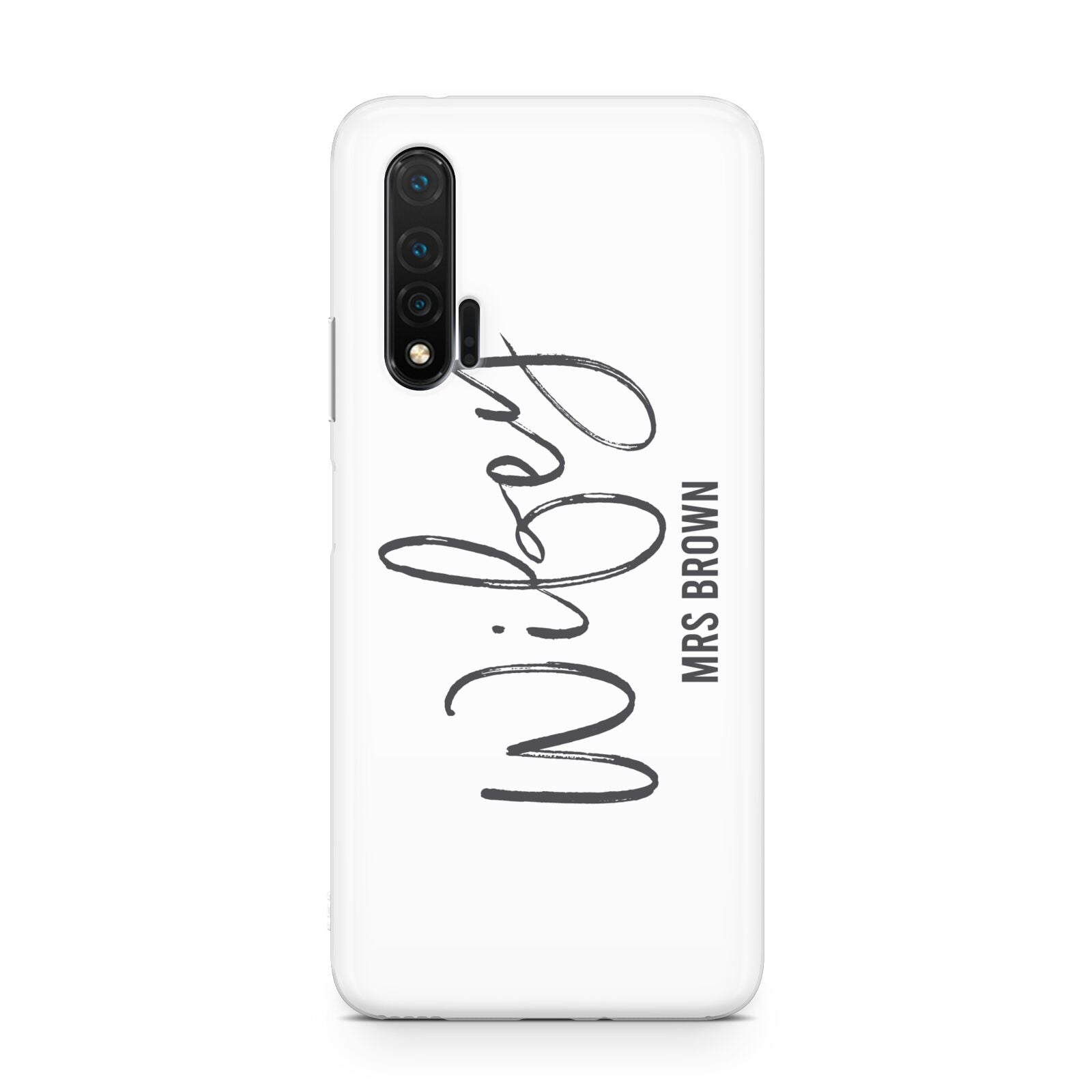 Personalised Wifey White Huawei Nova 6 Phone Case