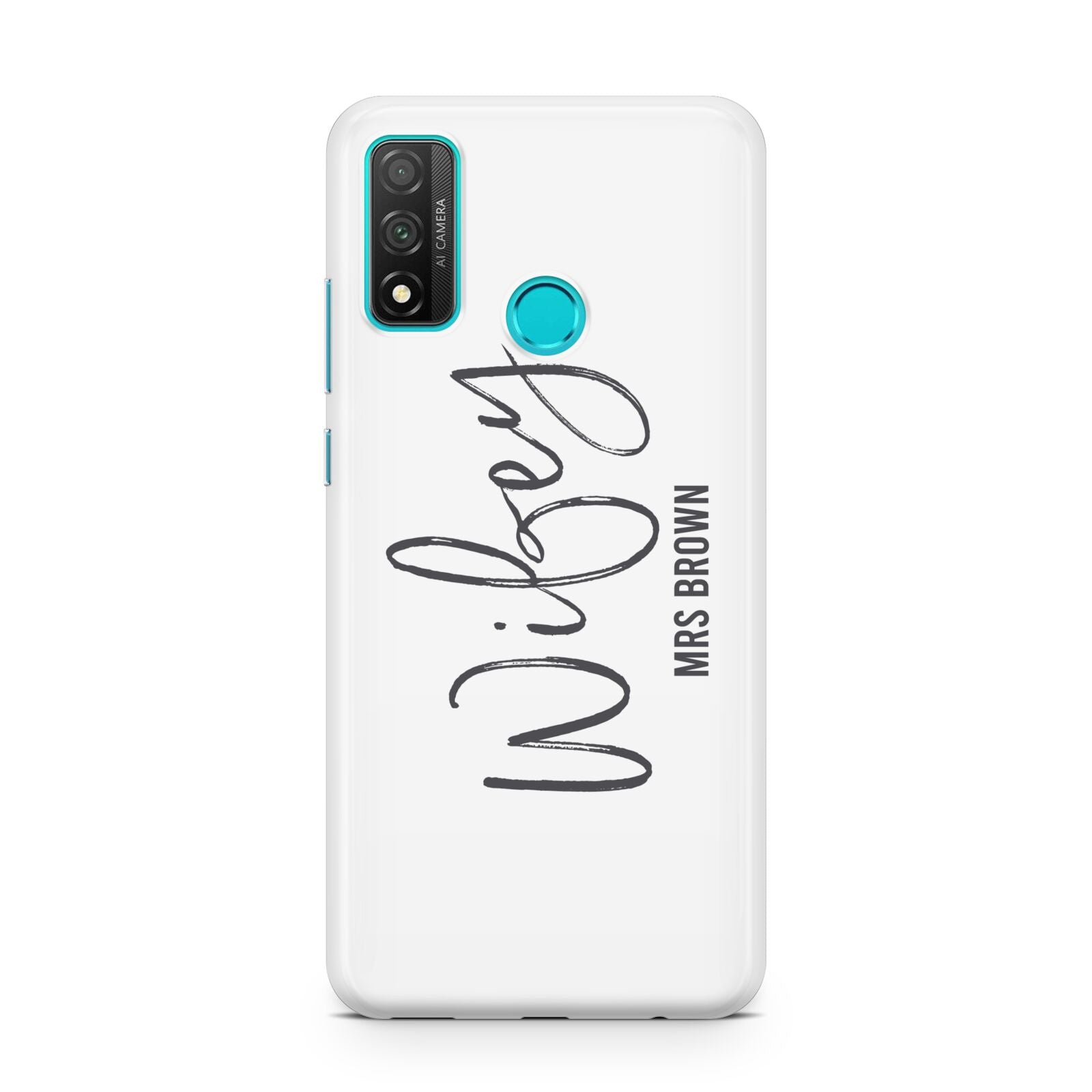 Personalised Wifey White Huawei P Smart 2020