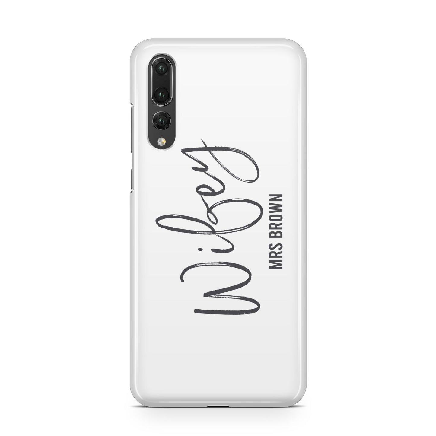 Personalised Wifey White Huawei P20 Pro Phone Case