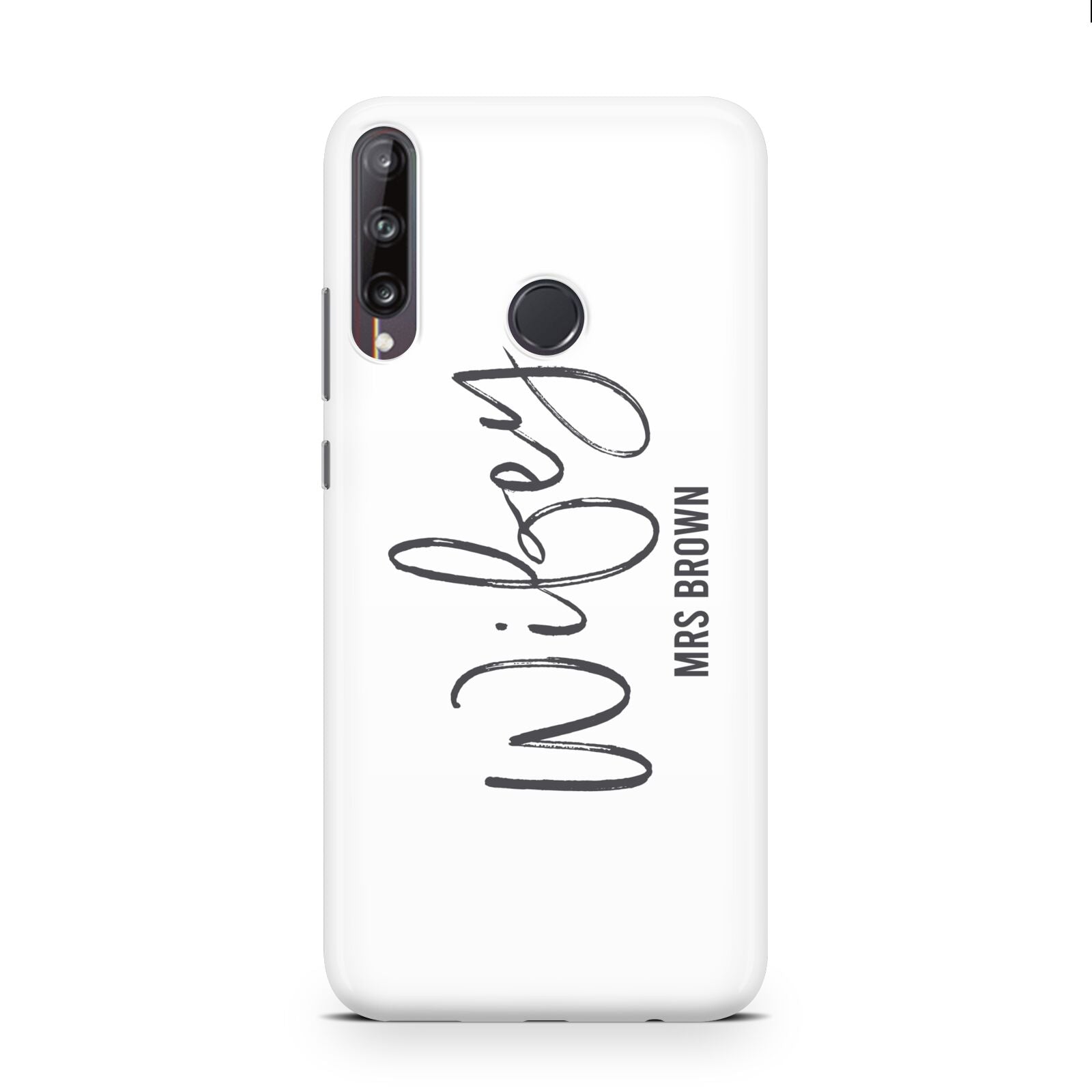 Personalised Wifey White Huawei P40 Lite E Phone Case