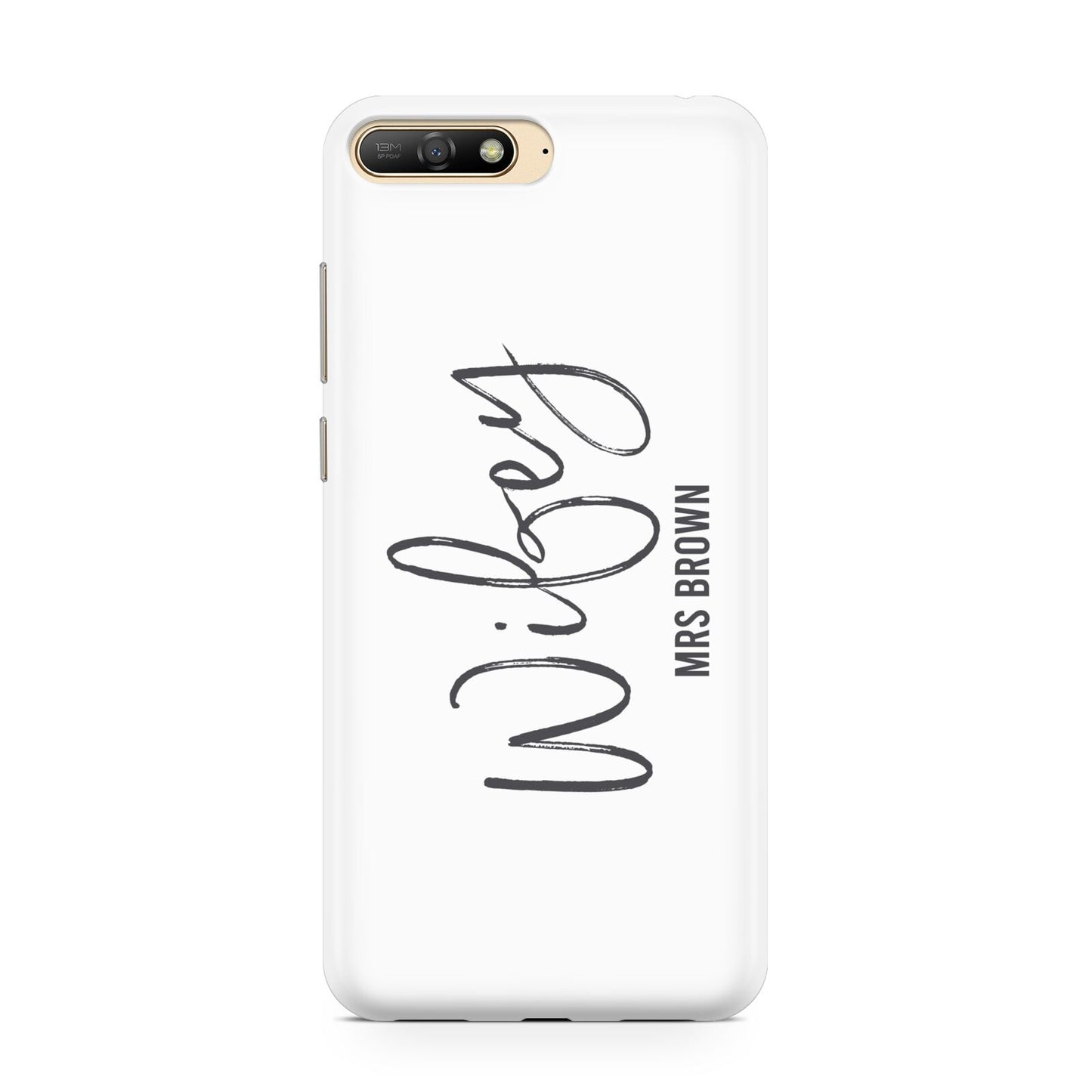 Personalised Wifey White Huawei Y6 2018