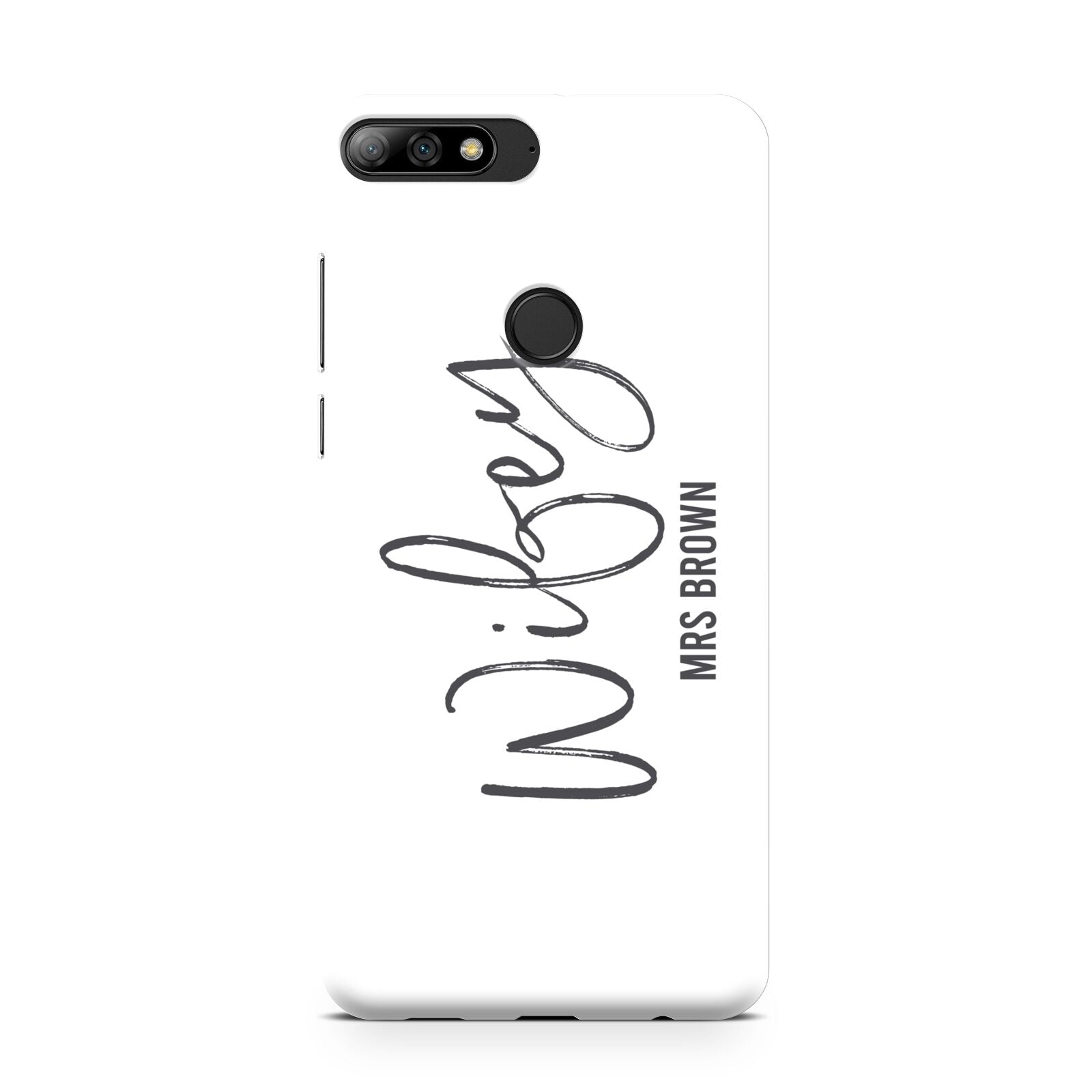 Personalised Wifey White Huawei Y7 2018