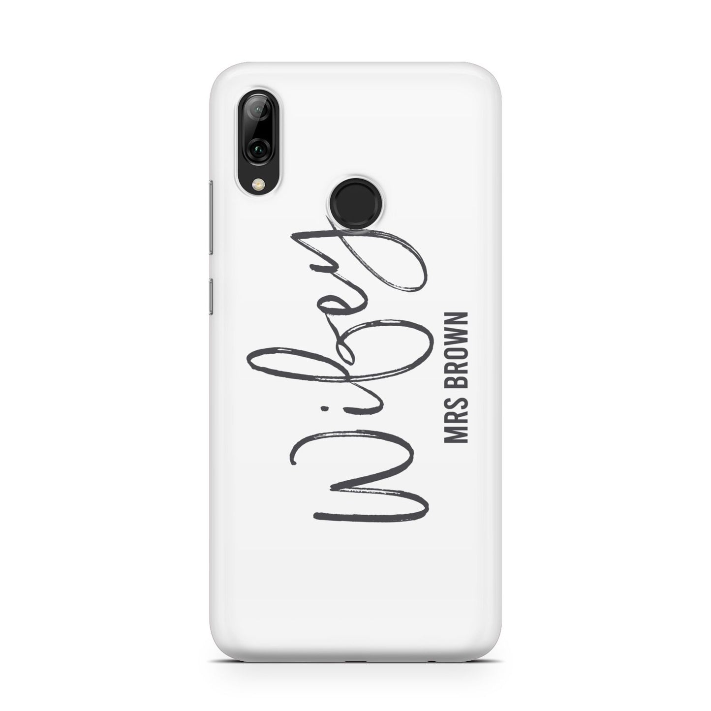 Personalised Wifey White Huawei Y7 2019