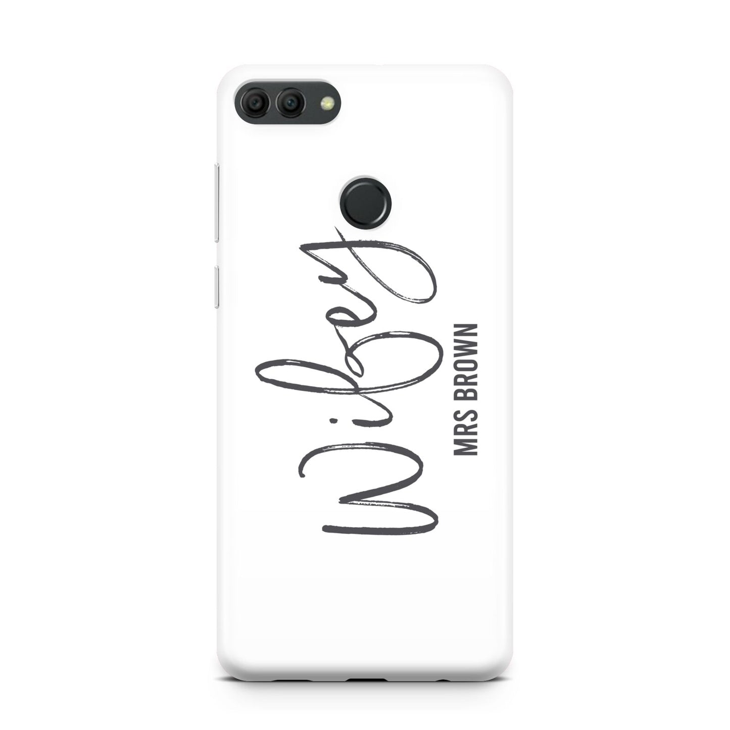 Personalised Wifey White Huawei Y9 2018