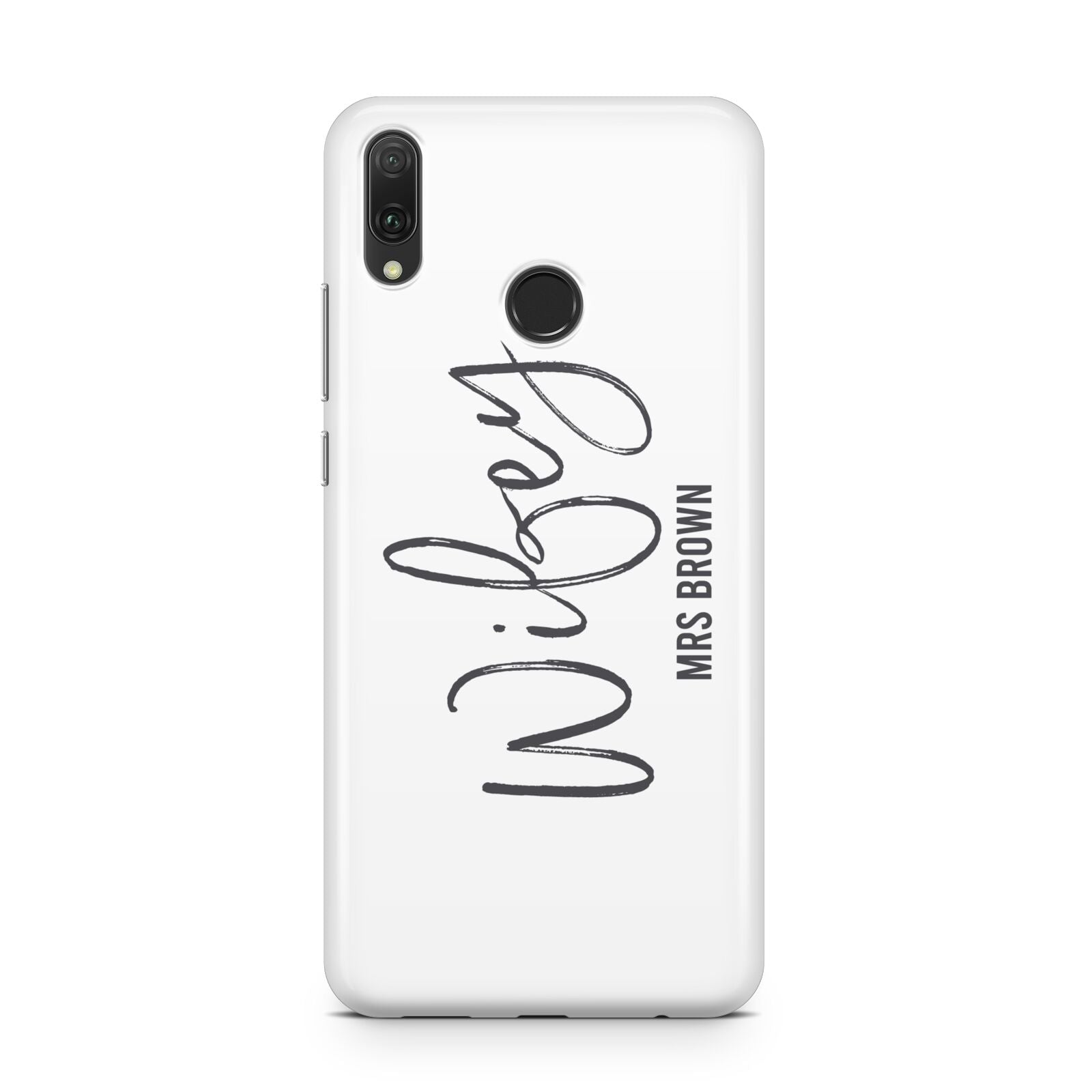 Personalised Wifey White Huawei Y9 2019