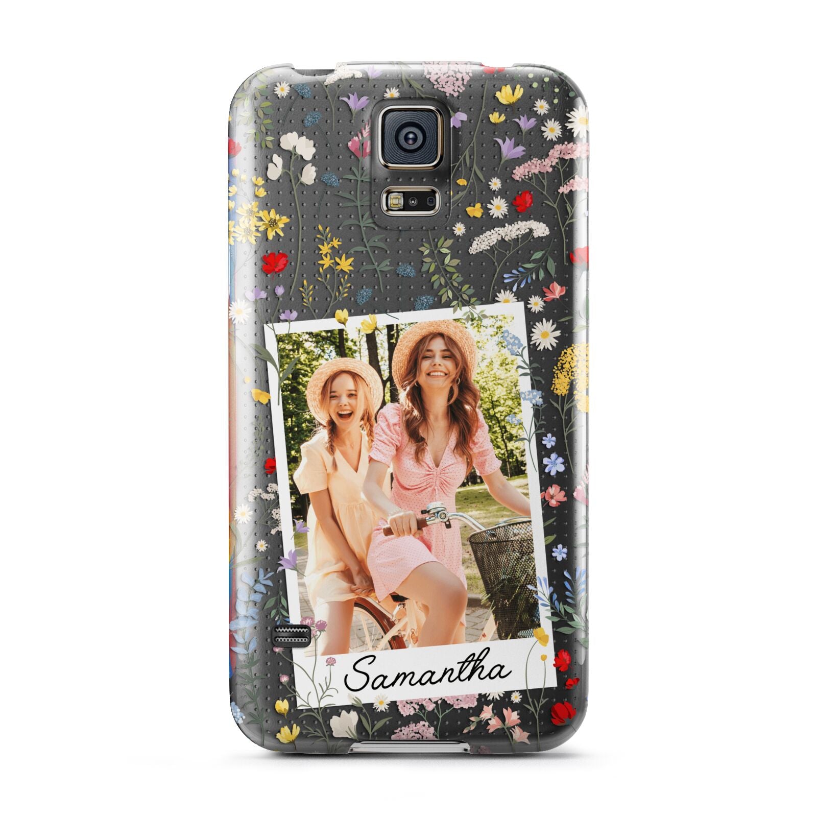 Personalised Wild Flowers Photo Samsung Galaxy S5 Case