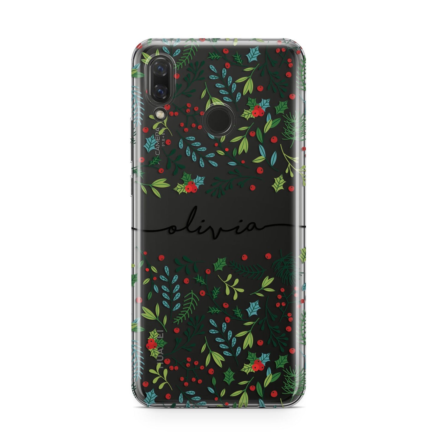 Personalised Winter Floral Huawei Nova 3 Phone Case