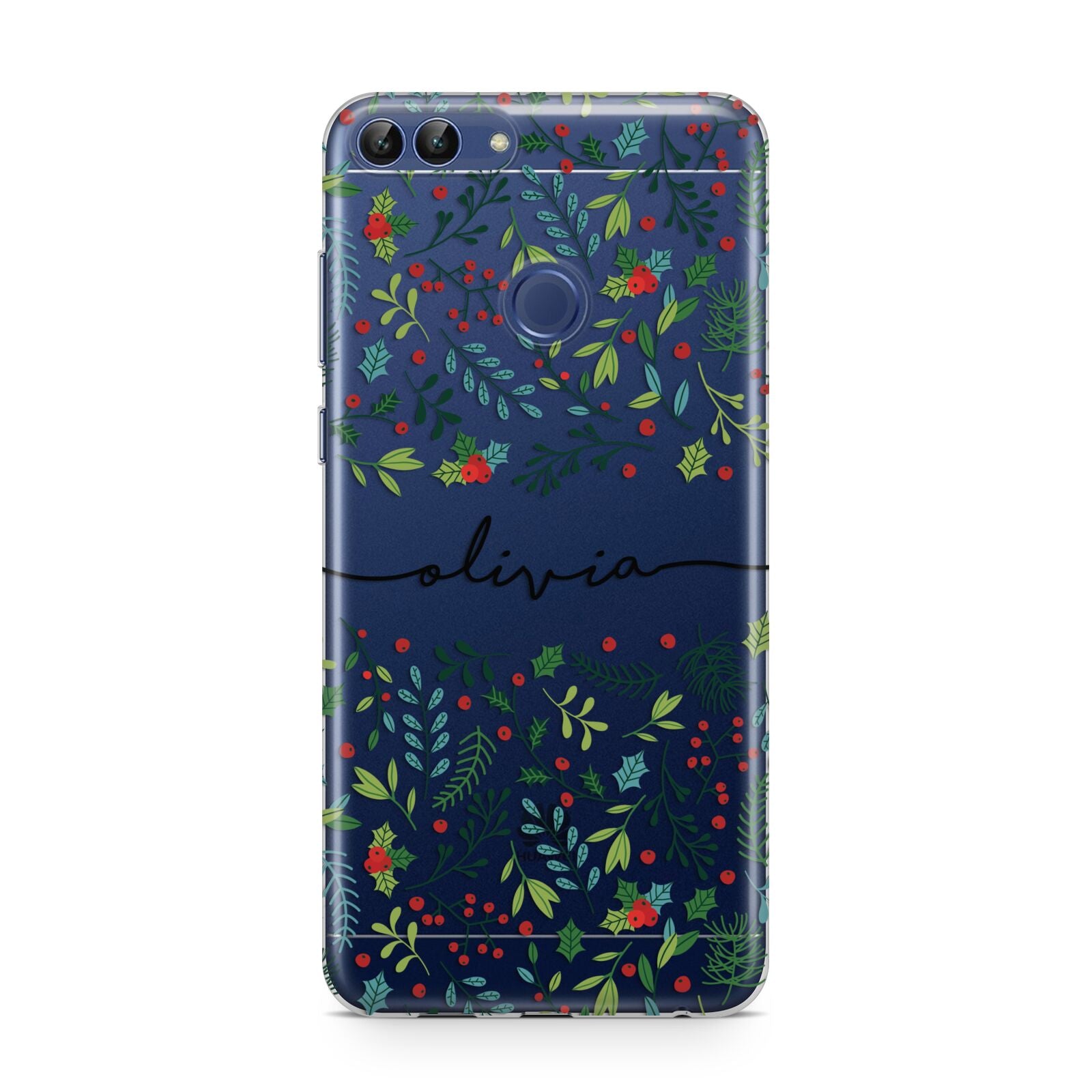 Personalised Winter Floral Huawei P Smart Case