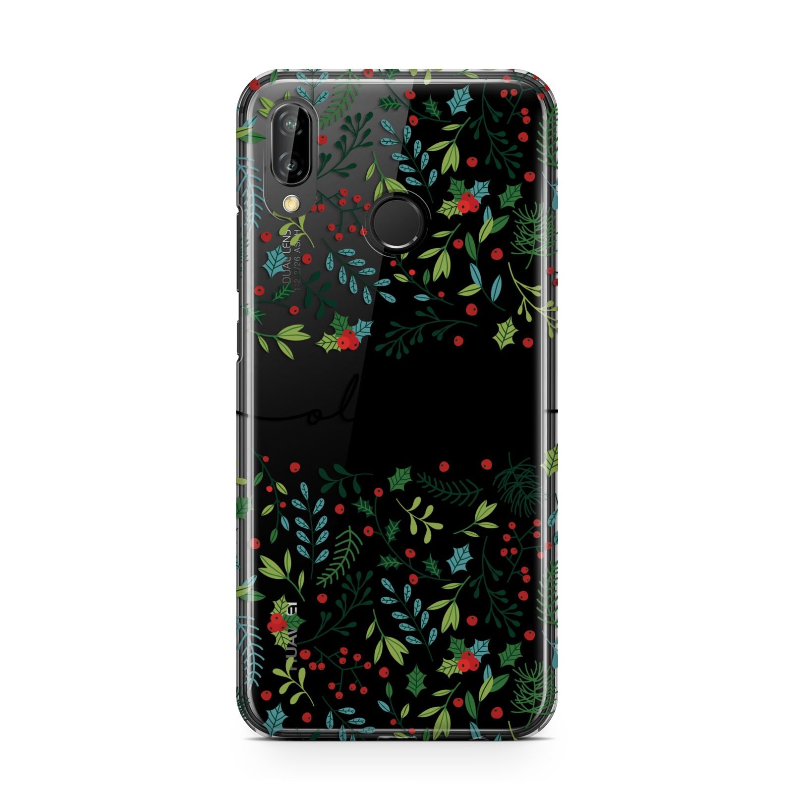 Personalised Winter Floral Huawei P20 Lite Phone Case