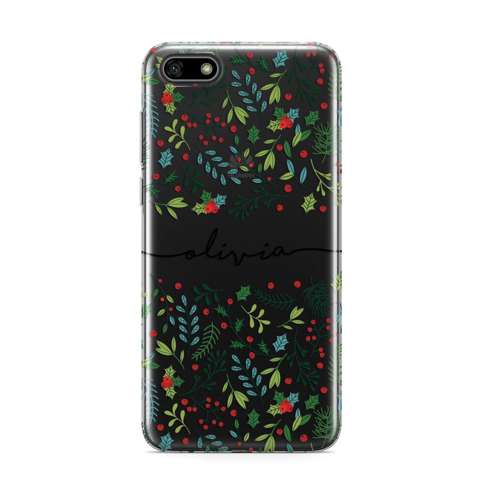 Personalised Winter Floral Huawei Y5 Prime 2018 Phone Case