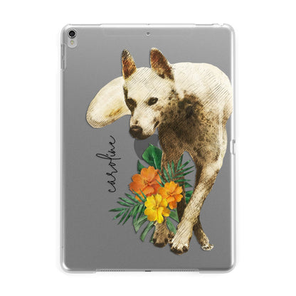 Personalised Wolf Apple iPad Silver Case
