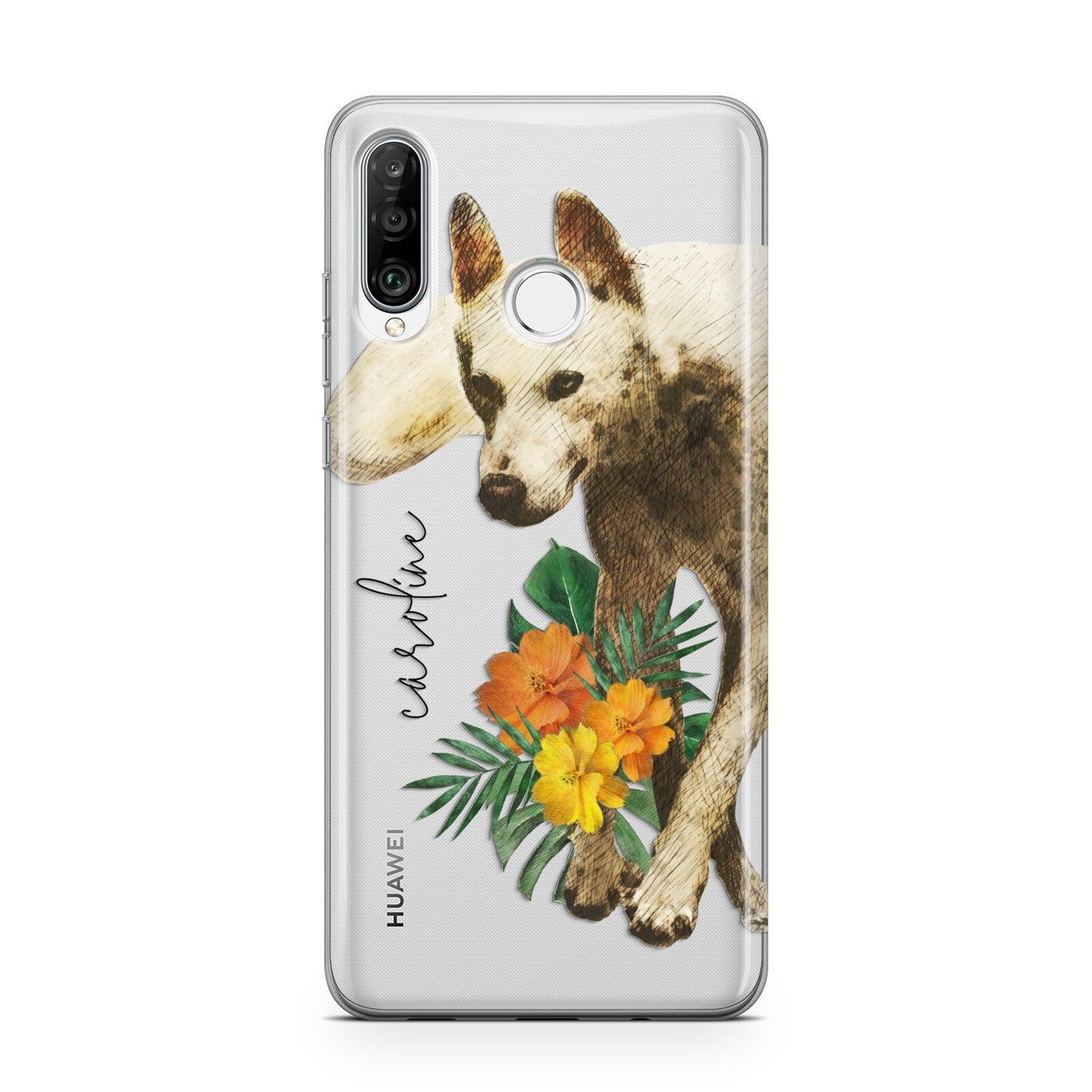 Personalised Wolf Huawei P30 Lite Phone Case