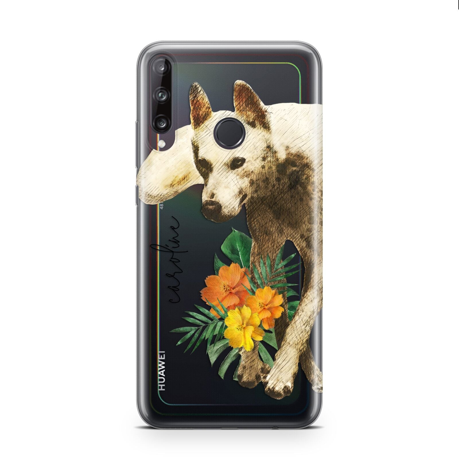 Personalised Wolf Huawei P40 Lite E Phone Case