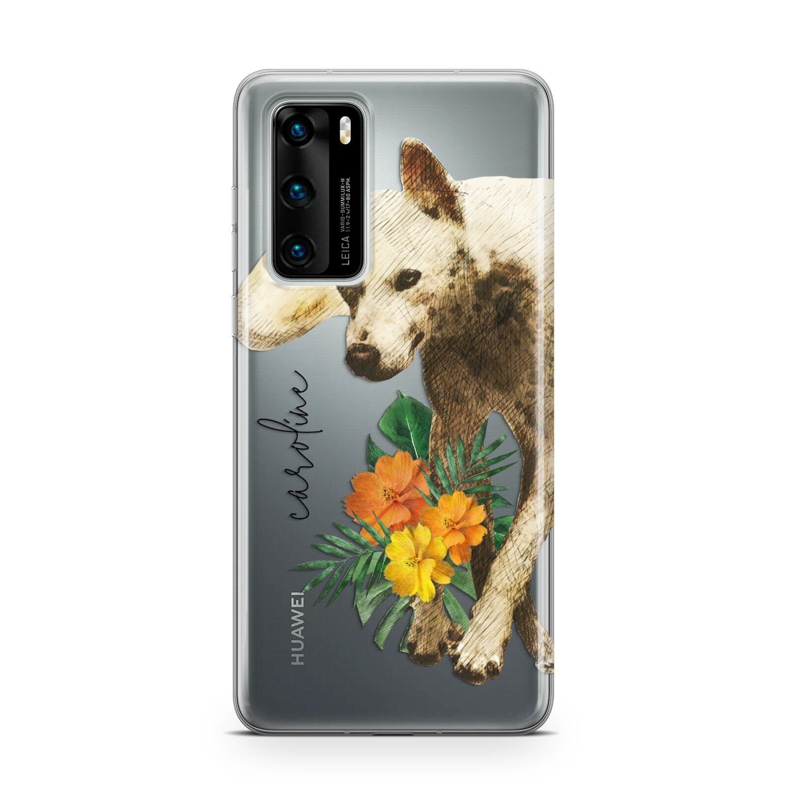 Personalised Wolf Huawei P40 Phone Case