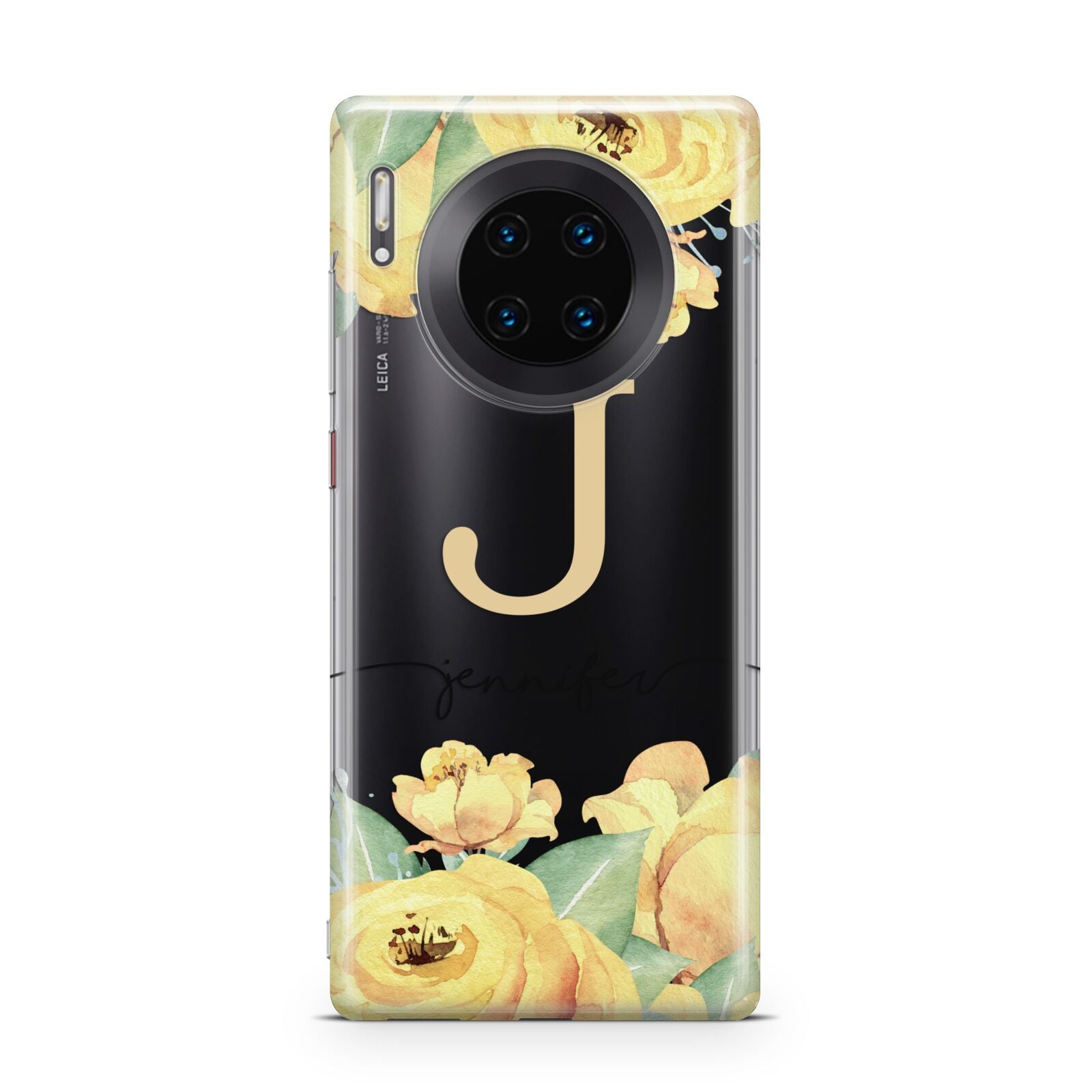 Personalised Yellow Flowers Huawei Mate 30 Pro Phone Case