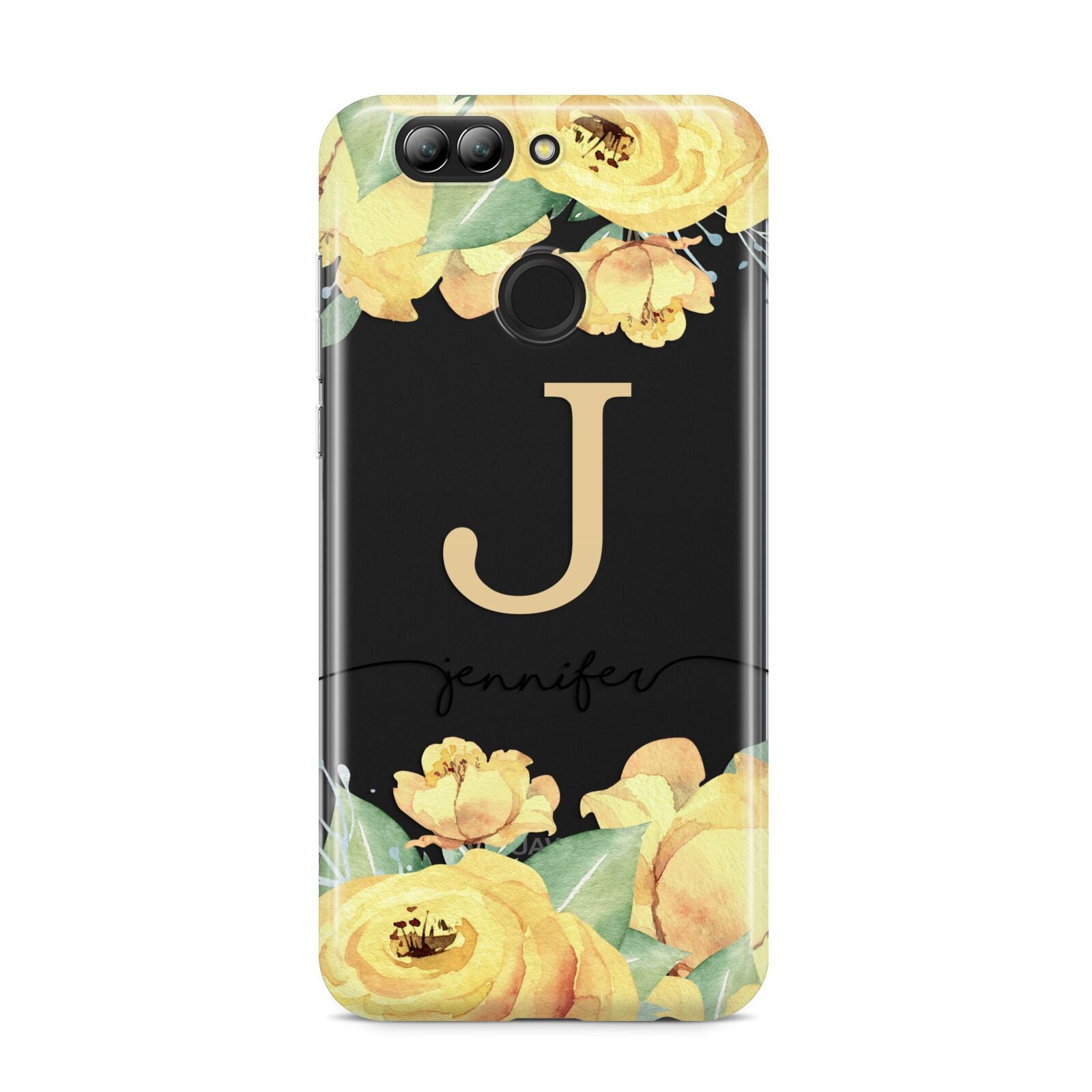 Personalised Yellow Flowers Huawei Nova 2s Phone Case