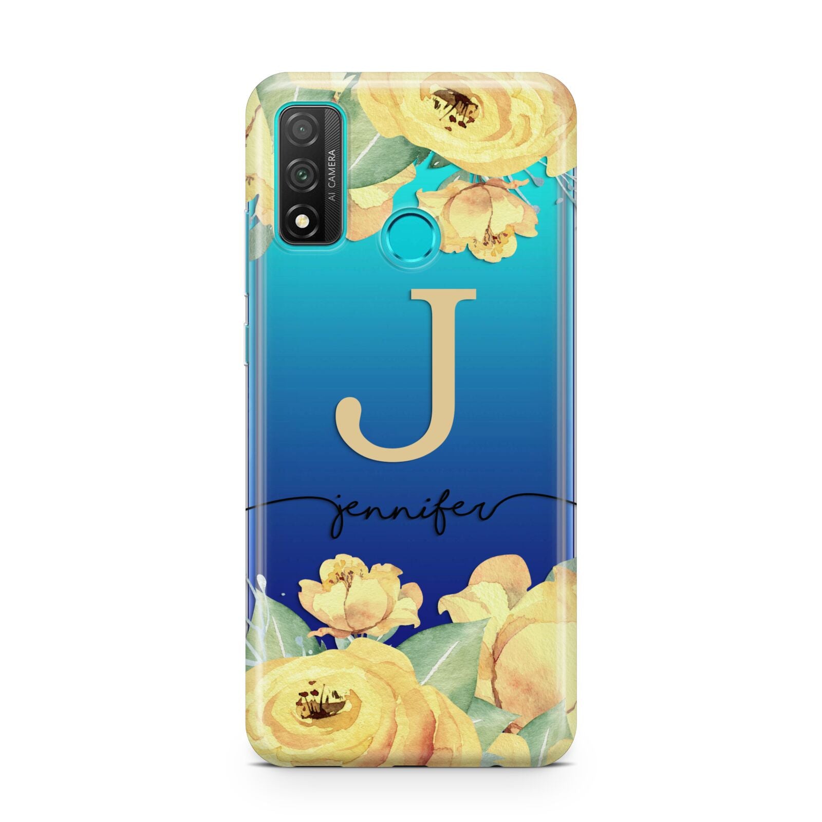 Personalised Yellow Flowers Huawei P Smart 2020