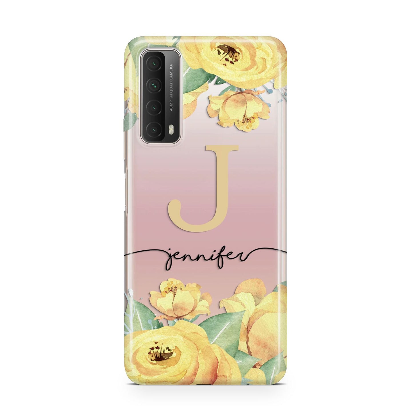 Personalised Yellow Flowers Huawei P Smart 2021