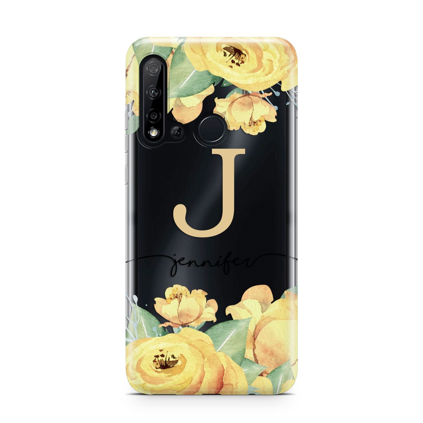 Personalised Yellow Flowers Huawei P20 Lite 5G Phone Case