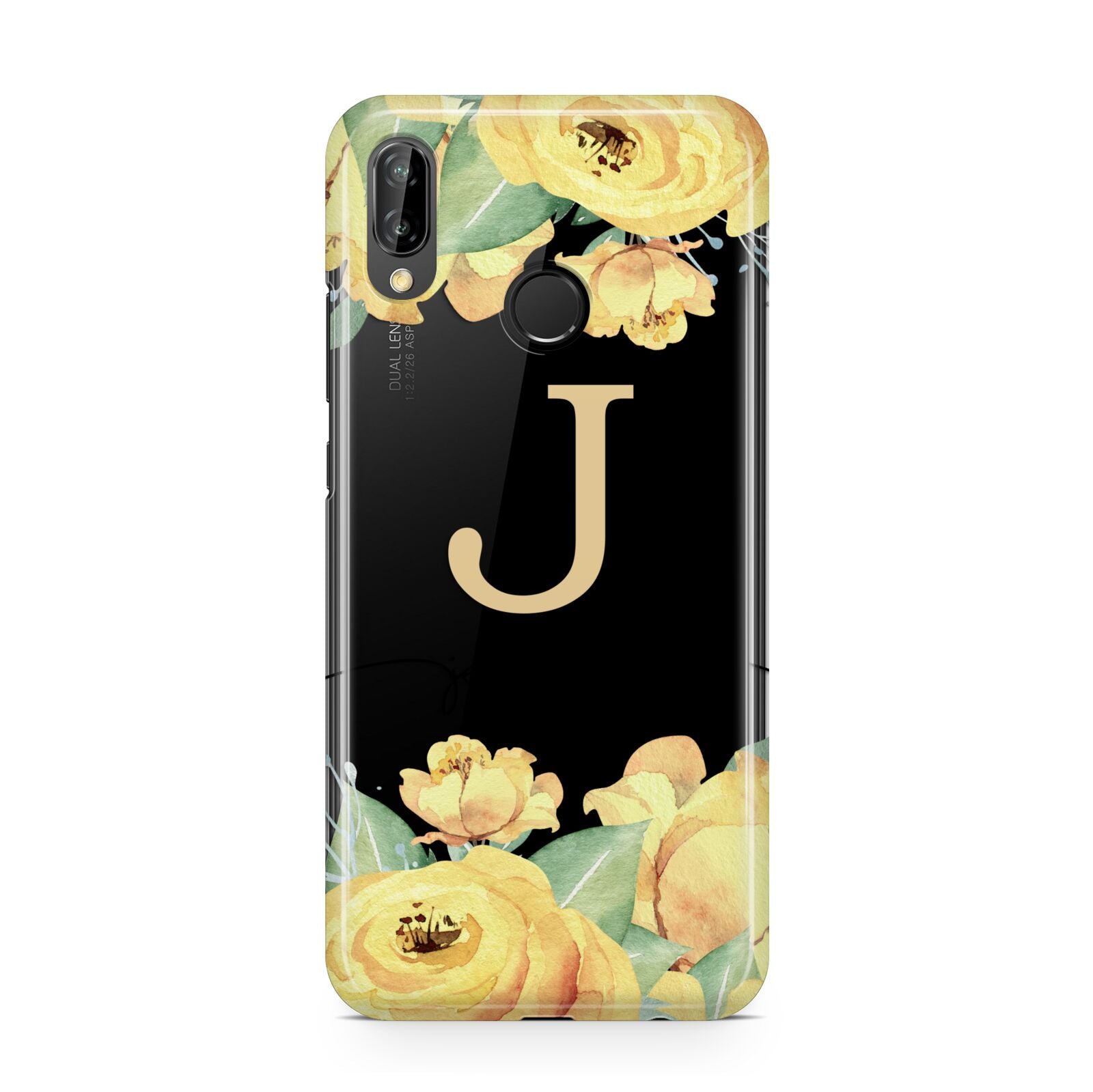 Personalised Yellow Flowers Huawei P20 Lite Phone Case