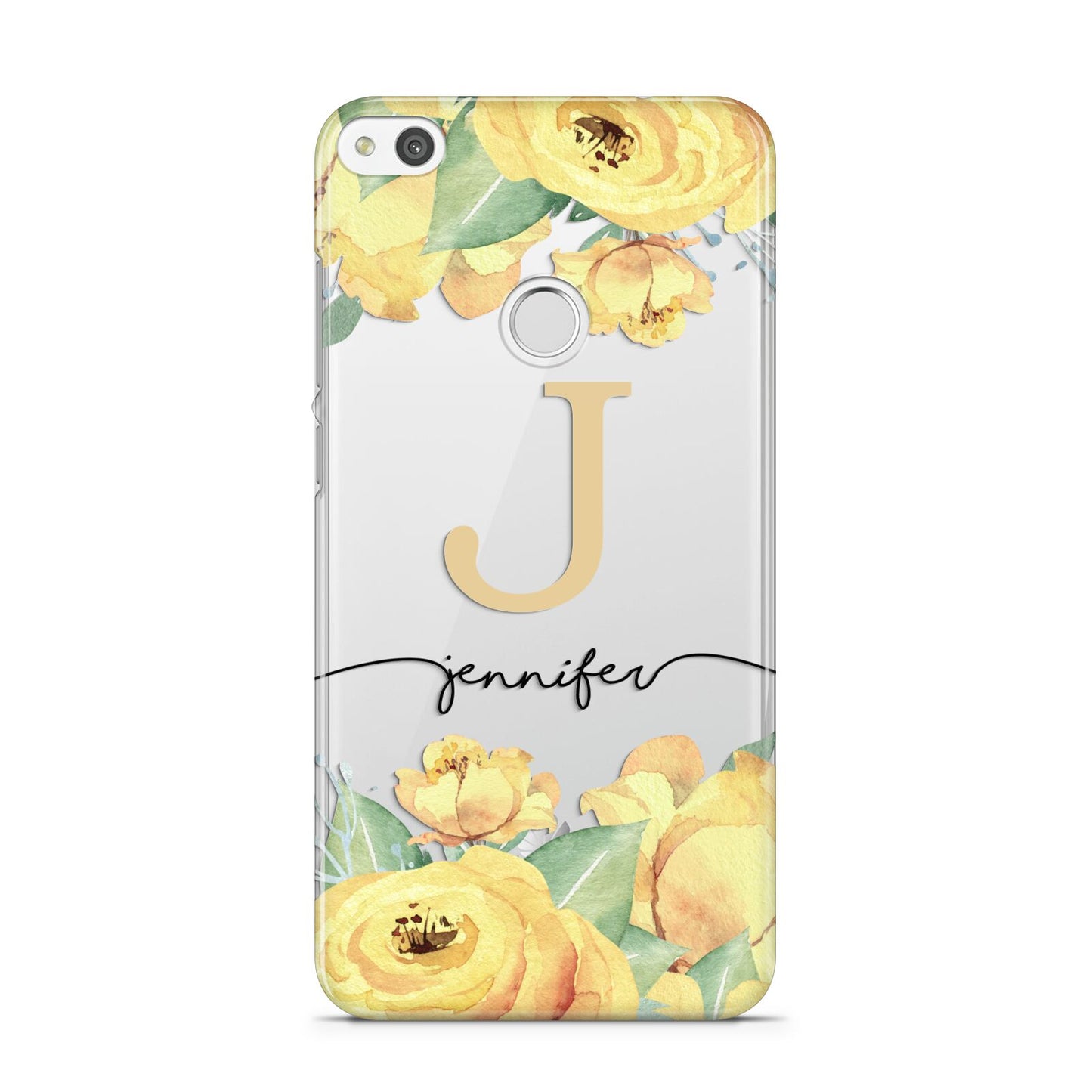 Personalised Yellow Flowers Huawei P8 Lite Case