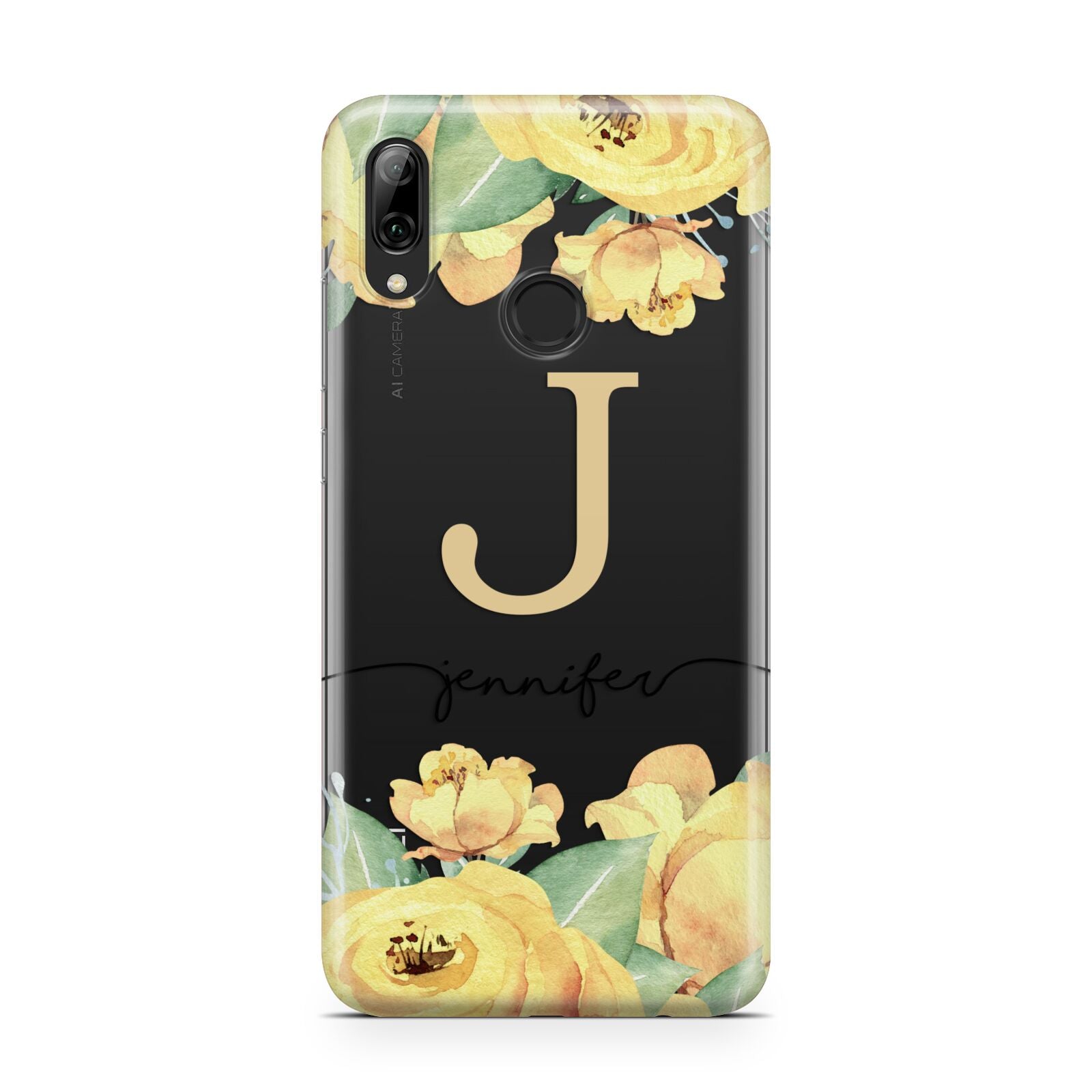 Personalised Yellow Flowers Huawei Y7 2019