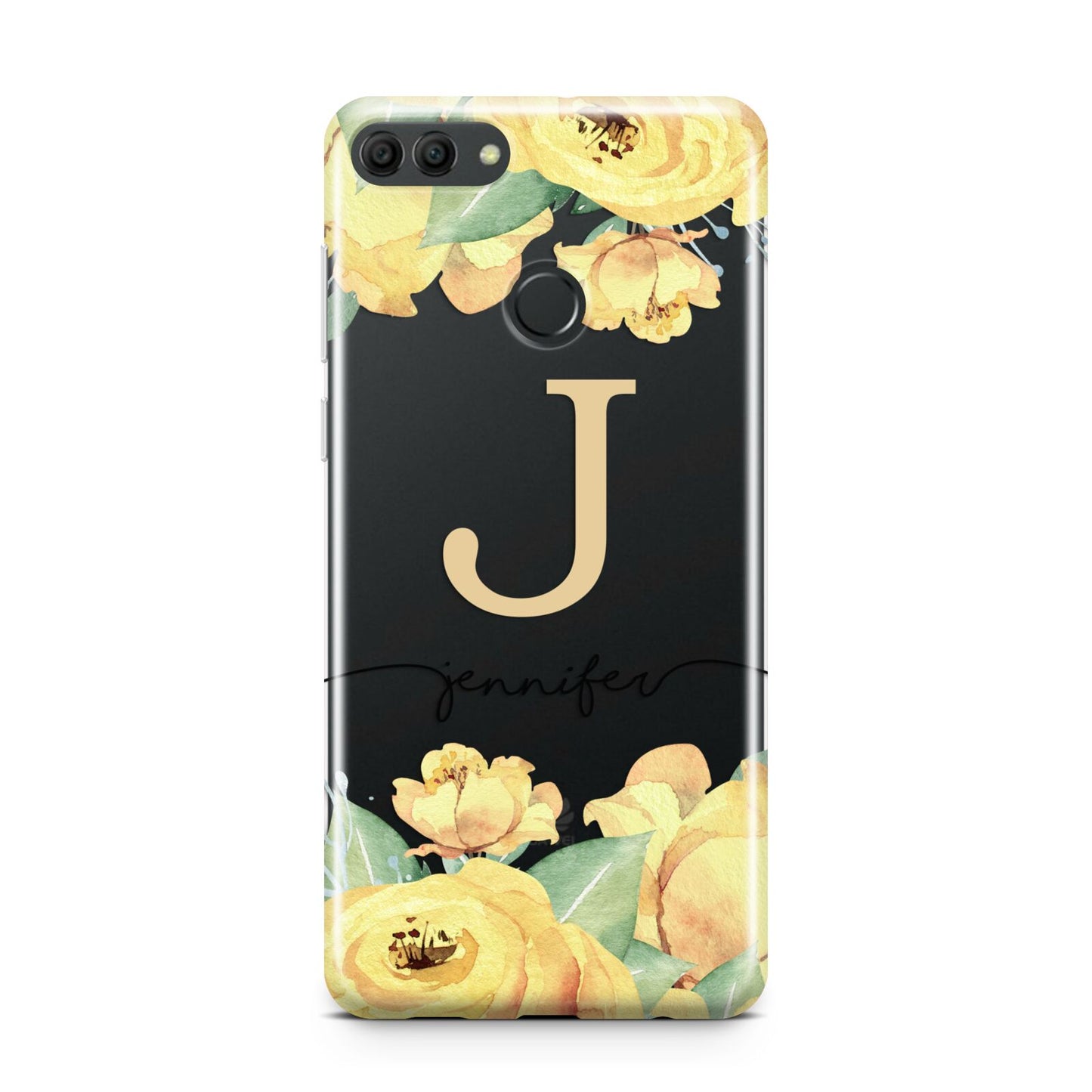 Personalised Yellow Flowers Huawei Y9 2018