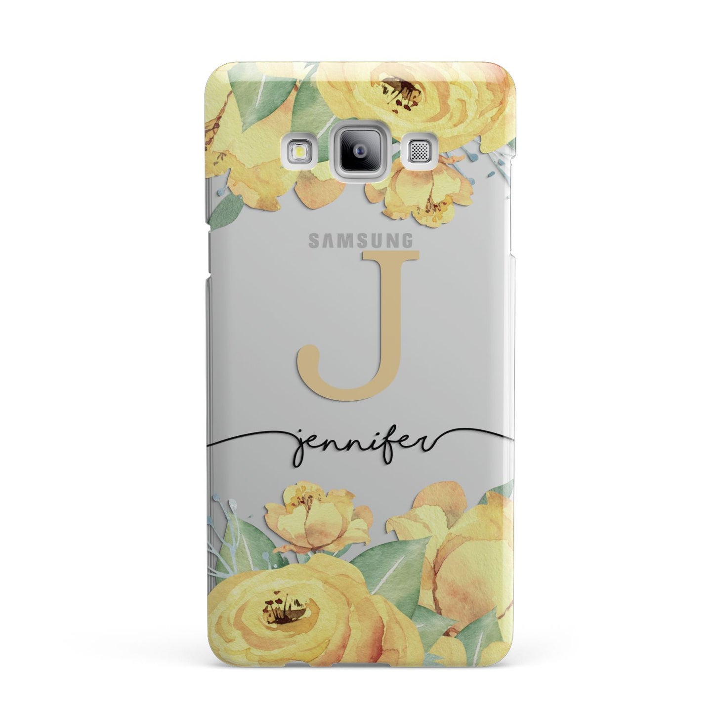 Personalised Yellow Flowers Samsung Galaxy A7 2015 Case