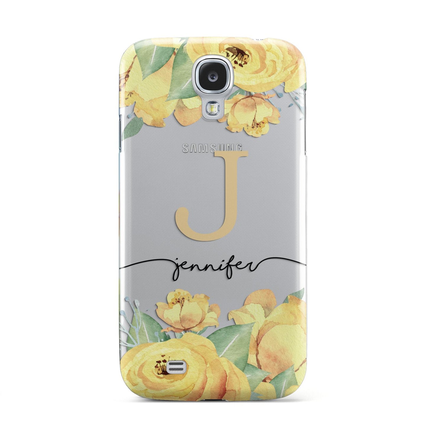 Personalised Yellow Flowers Samsung Galaxy S4 Case