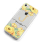 Personalised Yellow Flowers iPhone 8 Bumper Case on Silver iPhone Alternative Image