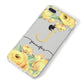 Personalised Yellow Flowers iPhone 8 Plus Bumper Case on Silver iPhone Alternative Image