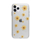 Personalised Yellow Lily Apple iPhone 11 Pro in Silver with Bumper Case